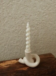 Cirelle 1pc Elegant Minimalist Ceramic Candle Stick Holder
Decor For Wedding, Dining, Party, And Home | Perfect Mother's Day, Graduation, And Housewarming Gift | Ideal For Summer Party Decor, High-End Hotel And B&B Supplies