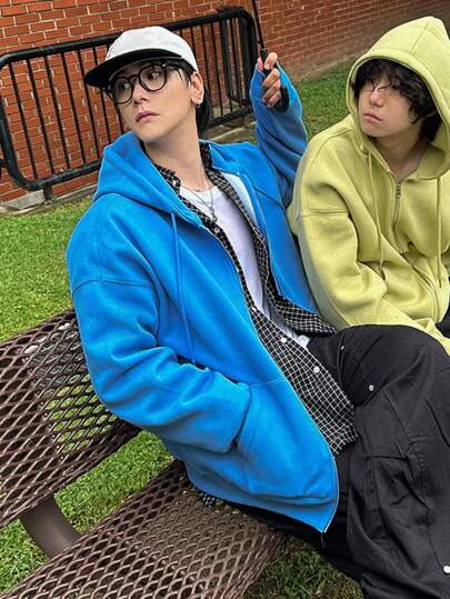 Men Zip-up Hoodies｜DAZY