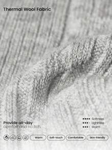 GLOWMODE Step Out Wool-Blend Seamless Toe Construction Crew Socks Daily Casual - Grey - View 6