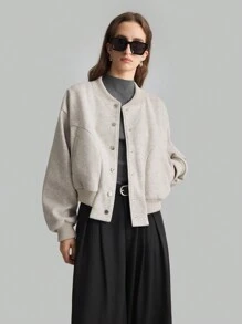 Ontre 女式 2025 新款春季黑色时尚亮片点缀无袖中长款派对连衣裙，灰色 - 杏色 - 查看 7