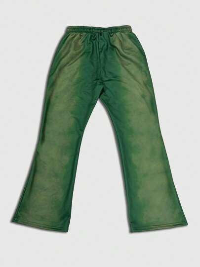 Street Life Men's Casual Sweatpants With Letter & Stripe Pattern, Drawstring Waist