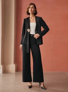 MOTF PREMIUM Blazer mit maßgeschneiderten Metallelementen