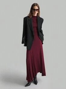 Ontre 女士 2025 新款黑色商务/休闲春季西装外套，优雅时尚，适合日常穿着