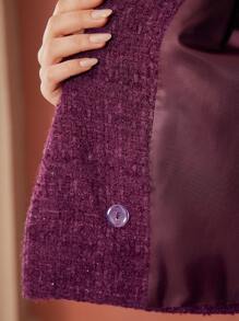 MOTF PREMIUM WOOL TWEED BOXY BLAZER