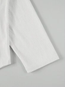 Manfinity Homme Men Solid Hooded Drop Shoulder Sweatshirt & Pants - White - View 3