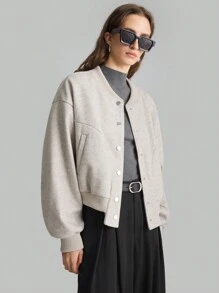 Ontre 女式 2025 新款春季黑色时尚亮片点缀无袖中长款派对连衣裙，灰色 - 杏色 - 查看 5