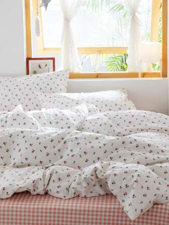 小碎花羽絨被套套裝不附帶內芯