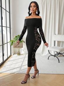 SHEIN Lady Vestidos elegantes para damas para fiestas de oficina en primavera, verano, otoño e invierno, Año Nuevo