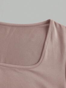 Modmama Maternity Short Sleeve Solid Color Pleated T-Shirt, Simple And Casual Everyday Wear