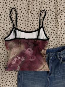 Attitoon Women Casual Retro Rib Knit Cami Tank Top, Sexy - Multicolor - View 2