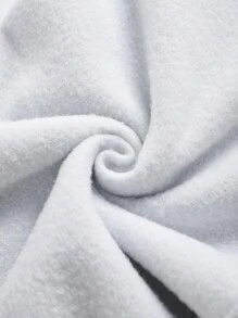 SHEIN BASICS Women's Casual Sports Loose Pockets Solid Color Knitted Pants