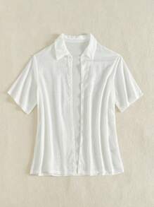 Swim Vcay 女士时尚褶皱工艺随机和服外套夏季