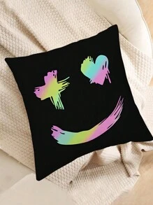 1 vỏ gối trang trí có khóa kéo in Polyester, không có ruột - Nhiều màu - Xem 6