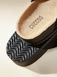 Solecia Women's Round Toe Mule Slippers, For Commuting, Shopping And Home Spring Shoes Spring Break Easter - Black - View 4