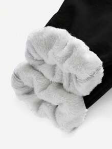 SHEIN LUNE Women's Thermal Lined Sweatpants, Thick & Warm, Grey, Autumn/Winter