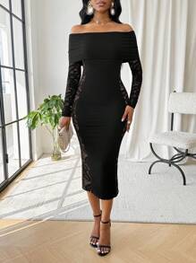 SHEIN Lady Vestidos elegantes para damas para fiestas de oficina en primavera, verano, otoño e invierno, Año Nuevo