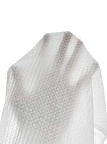 SHEIN EZwear Top de tirantes blanco de punto de gofre de verano corto - Blanco - Ver 6