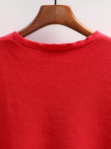 SHEIN LUNE 女士超大款 V 领无袖毛衣