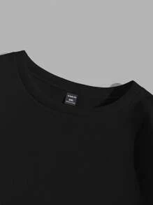 RueChic Men Floral Print Sweatshirt - Black - View 3