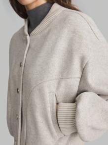 Ontre 女式 2025 新款春季黑色时尚亮片点缀无袖中长款派对连衣裙，灰色 - 杏色 - 查看 6