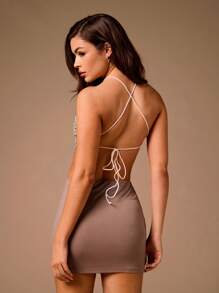 Glamine Leopard Print Spaghetti Strap Cami Top For Party, Beach Wear Graphic Cheetah Print Tees Women Tops - Multicolor - View 2