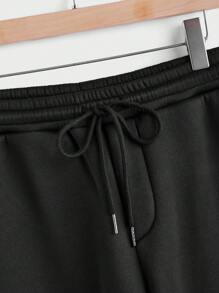 Manfinity Homme Logo Print Casual Sweatsuit Set For Men - Multicolor - View 3