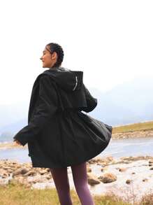 In My Nature In My Nature Women's Casual Outdoor Rain Jacket, Simple & Fashionable For Everyday
