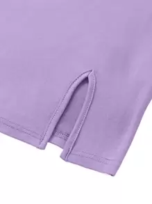 Flirla Vestido corto casual de mujer con diseño de abertura bandeau de un solo color, vestimenta de mujer minivestido