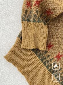 Manfinity Homme Men's Crew Neck Long Sleeve Sweater, Simple & Fashionable Casual Daily Wear - Multicolor - View 3