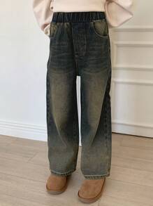 DAZY Tween Girl Denim Jeans - Blue - View 6