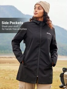 In My Nature 女士休闲连帽户外雨衣