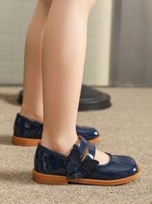 Blue Flat Shoes For Girls, Children's Shoes, Kids Shoes In Various Sizes - Blue - View 3