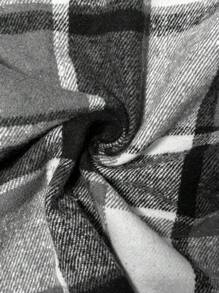 Calvaya Đầm và áo đơn giản dây đeo bản rộng cỡ lớn, thiết kế tối giản, bộ 2 món thường ngày - Xám - Xem 7