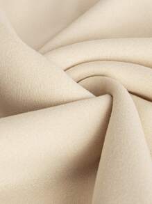 SHEIN EZwear 圣诞圣诞老人图案印花圆领女式运动衫，秋冬季休闲款 - 米色 - 查看 5