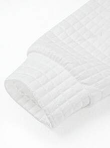 Manfinity Homme Áo nỉ có mũ trùm đầu có dây rút bỏ túi cho nam, Áo hoodie dài tay màu trắng thường ngày, Dành tặng bạn bè, chồng, quà tặng bạn trai, mùa thu - trắng - Xem 3