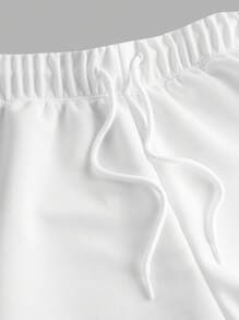 Tween Girls Outdoor Sports Comfortable Breathable Fashion Cycling Tennis Gym Hiking Camping Hiking Exercise Pants With Side Stripes - White - View 3