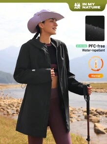 In My Nature In My Nature Women's Casual Outdoor Rain Jacket, Simple & Fashionable For Everyday