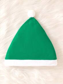 3pcs Set Baby Boy Casual Santa Claus Embroidery Bodysuit And Pants Christmas Outfit Clothes Set - Green - View 3