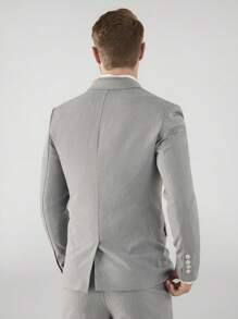 Manfinity VCAY Men's Woven Casual Blazer Jacket