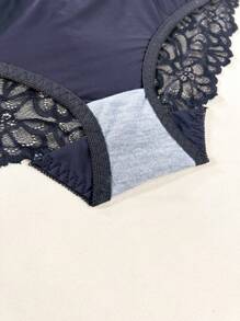 Plus Size Lace Trimmed Triangle Panty, 1pc