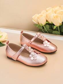 Fashionable & Versatile Children Flat Shoes, New Style Girls Bowknot Casual Shoes