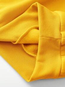 Manfinity LEGND Men Letter & Hand Print Round Neck Long Sleeve Casual Sweatshirt, Autumn/Winter