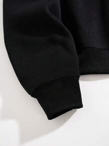 INAWLY Letter Graphic Thermal Lined Sweatshirt JESUS The Way The Truth The Life Graduation,Back To School Outfits,Graduation,Teacher Outfits For Women,Back To School Pullover Fall Outfit