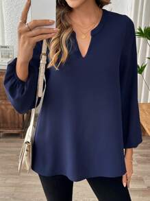 EMERY ROSE Women's Long Sleeve Tops Spring Blouse