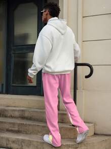 Manfinity Streetrush Completo uomo con felpa con cappuccio e grafica a cartone animato, stile hip hop