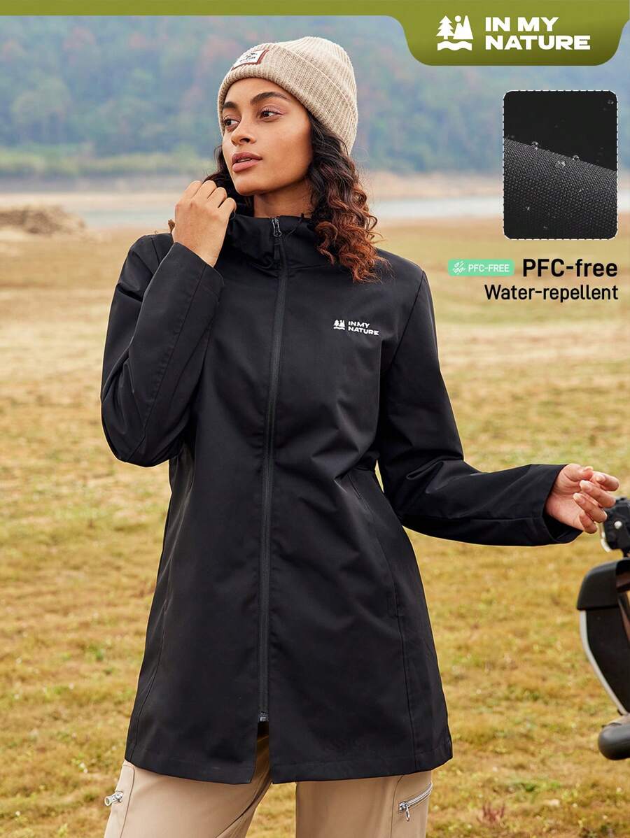 In My Nature 女士休闲连帽户外雨衣