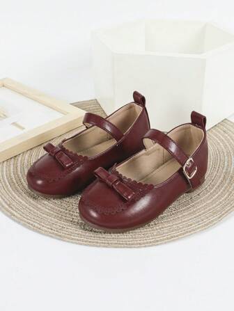 1 Pair Classic Versatile Girls' / Children's Slip-On Soft Bottom Casual Flats, Non-Slip, Comfortable, New Design, Suitable For Spring, Summer, Autumn, Winter