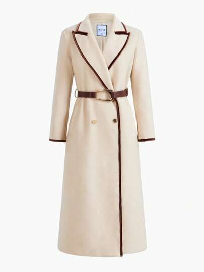 ジャケット・アウター onefifth long wool soutien collar coat remer | 2024AW collection ⁡ ⁡ loose wool blend soutien