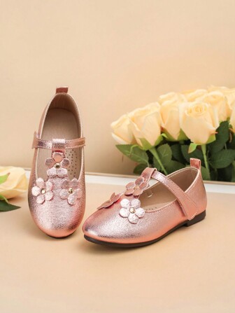 Fashionable & Versatile Children Flat Shoes, New Style Girls Bowknot Casual Shoes