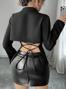 Chiquease 女士纯色前扣长袖休闲衬衫